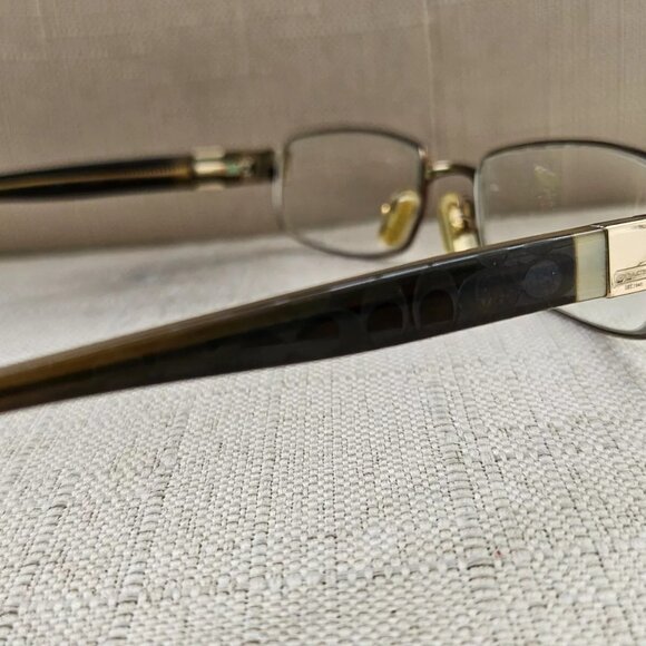 Coach New York Women Glasses Frame Bronze Tone Eyeglasses 52[]16 135 - Picture 6 of 11